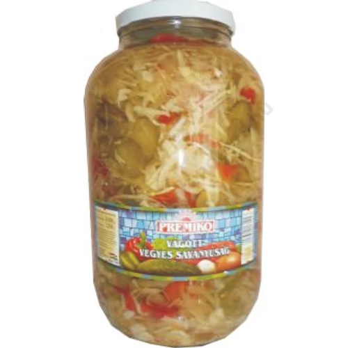 Premiko Vegyes vágott Savanyúság 4100g/2200g
