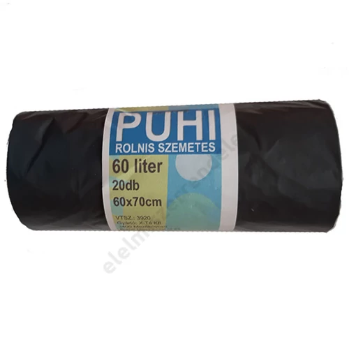 Puhi szemetes 60l/20db