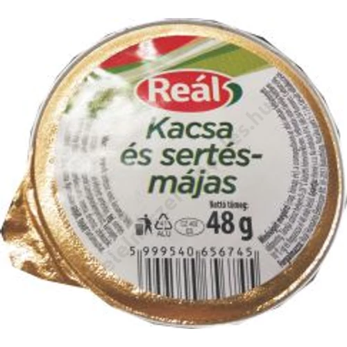 Reál Kacsa és sertésmájas 48g