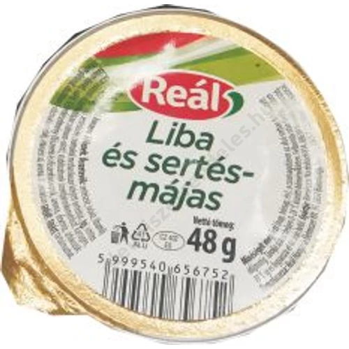 Reál Liba és sertésmájas 48g