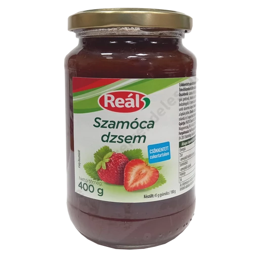 Reál szamóca dzsem 400g