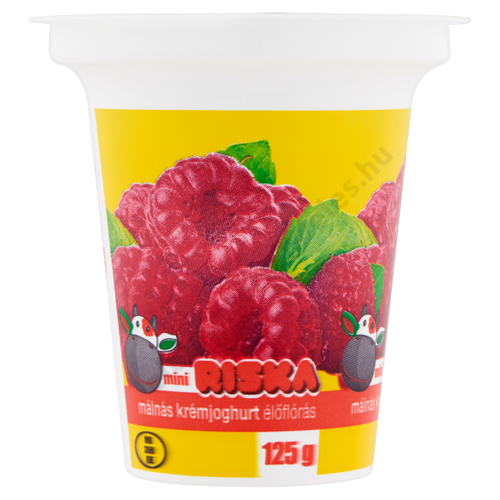 Riska krémjoghurt 125g Málna