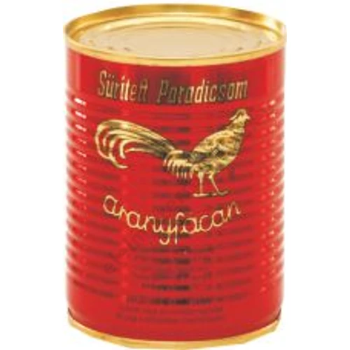Aranyfácán sürített paradicsom 425g 28-30% 1/2D