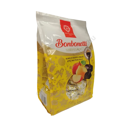 Szaloncukor Bonbonetti 300g almás-körtés zselés tasakos