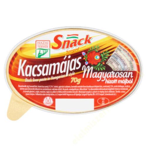 Szegedi Snack 75g Kacsamájas magyarosan