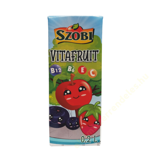 Szobi Vitafruit 0,2l Pirosgyümölcs mix
