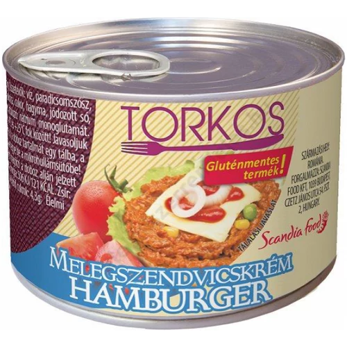 Torkos Melegszendvicskrém 200g Hamburger