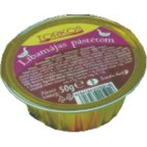 Torkos pástétom 50g Libamájas