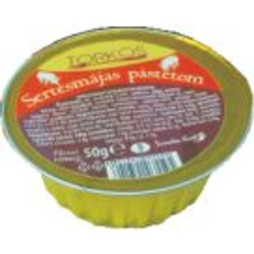 Torkos pástétom 50g Sertésmájas