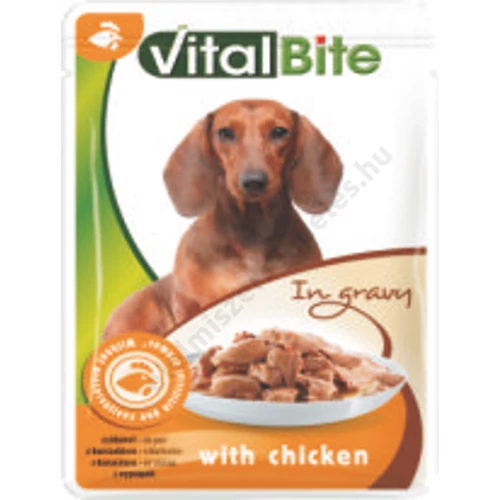 VitalBite kutyaeledel 85g csirke  24db/#