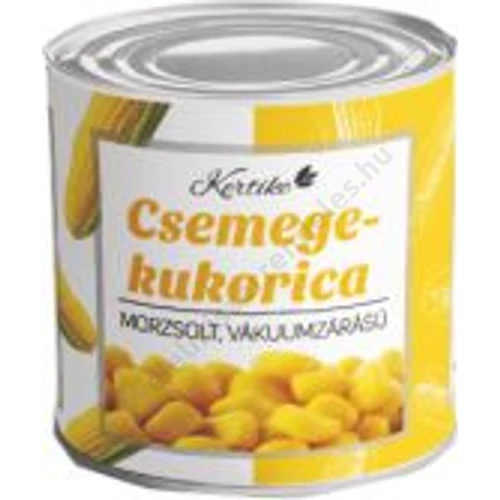 Kertike morzsolt csemegekukorica 340g/285g