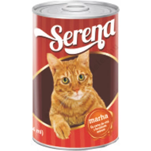 Serena 415g macskaeledel marhával
