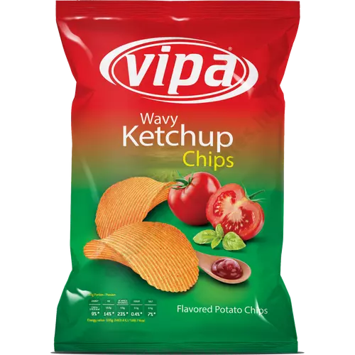 VIPA chips 35g ketchupos