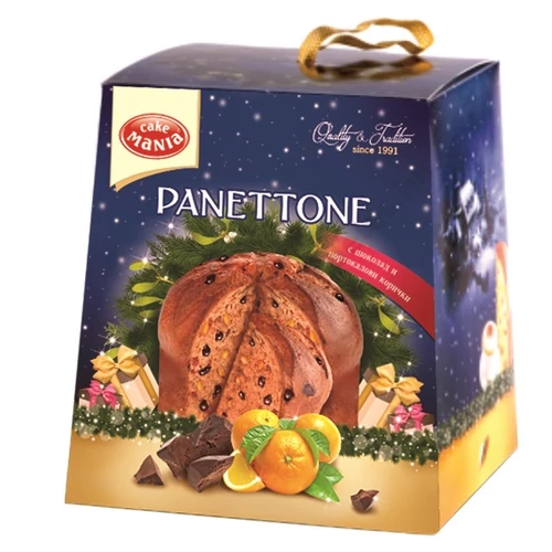 Panettone Kuglóf 500g csokidarabos - kandírozott narancs