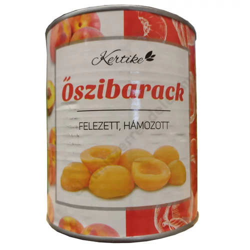 Kertike őszibarack felezett 820g