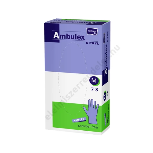 Ambulex LATEX egyszer haszn.gumikesztyű 100db M