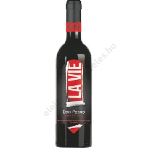 La Vie DonPedro édes vörös bor 0,75l