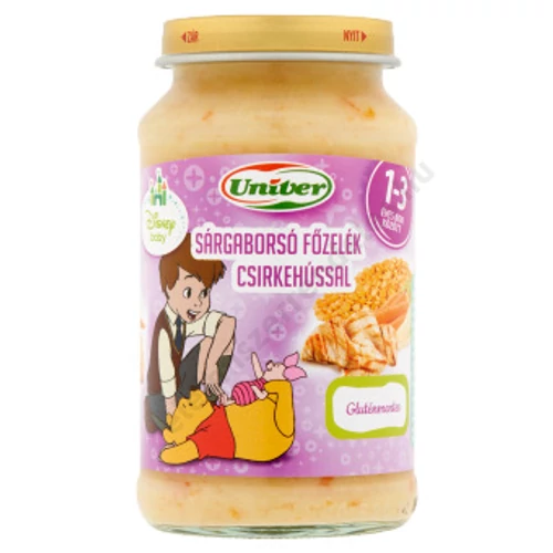 Univer bébiétel 220g sárgaborsó-csirke