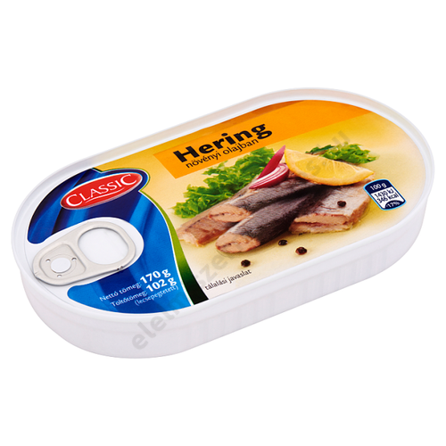 Classic hering növényi olajban 170g