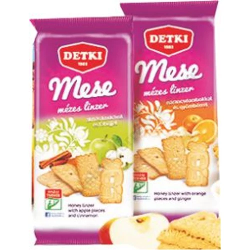 Detki Mese mézes linzer 160g narancs-gyömbér