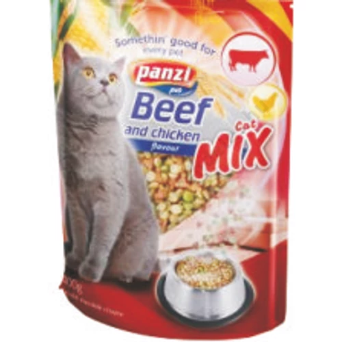 Panzi 400g száraz cicatáp marha-csirke