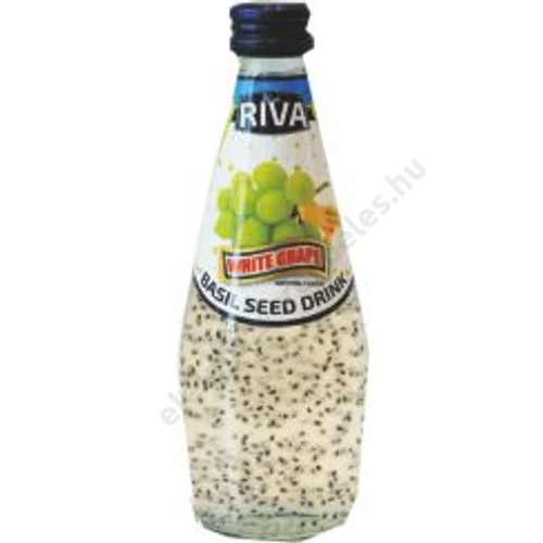 RIVA 290ml szölö izü ital bazsalikom maggal