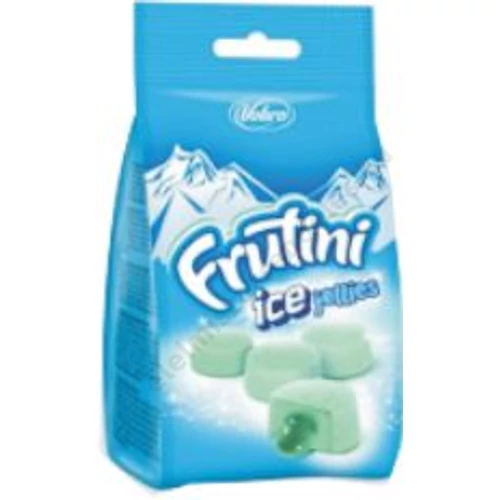 Fruttini ICE Jellies mentol izü töltött zselécukor 90g