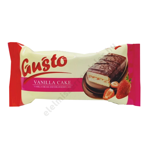 Gusto piskóta szelet eper krémmel 32g