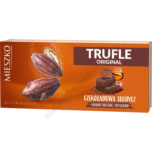 Mieszko Trufle rumos étcsokoládé desszert 230g