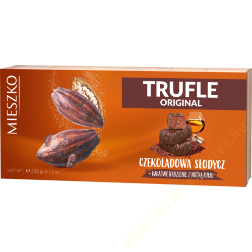 Mieszko Trufle rumos étcsokoládé desszert 230g