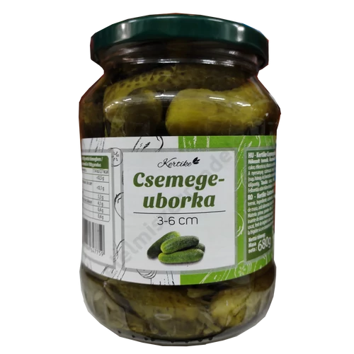 Kertike csemege uborka 3-6 cm 370ml 330g/160g