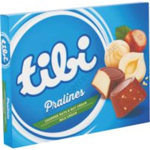 Tibi praliné 117g mogyoró és - tejkrémes