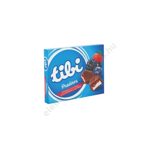Tibi praliné 122g epres-szedres-tejcsokoládés