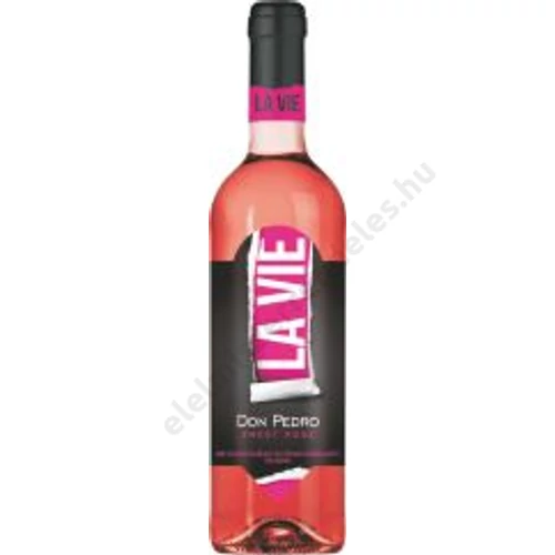 La Vie DonPedro édes rosébor 0,75l