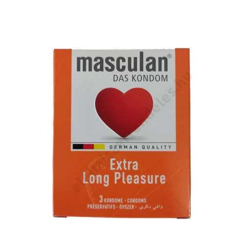 Masculan óvszer 3db Long Pleasure