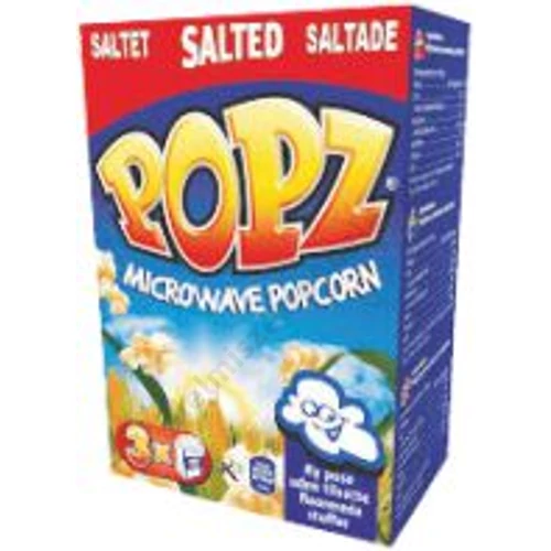 POPZ Mikro popcorn sós 3 pack 90g