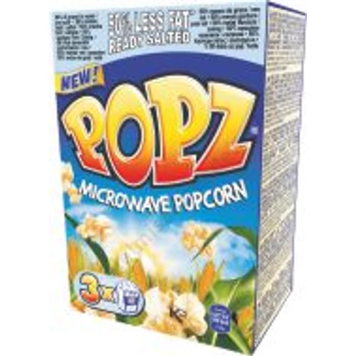 POPZ Mikro popcorn zsírszegény 3 pack 80g