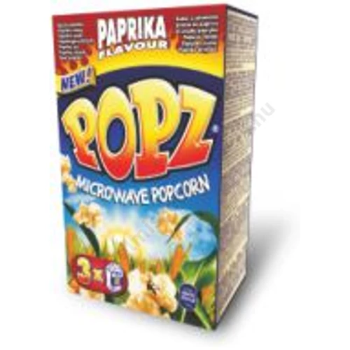 POPZ Mikro popcorn paprikás 3 pack 90g