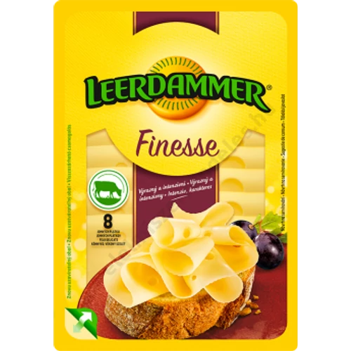 Leerdammer Finesse Caractere szeletelt sajt 80g 49%