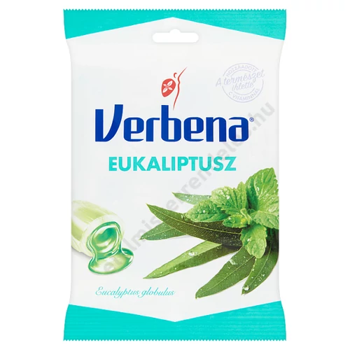 Verbena 60g töltött cukorka, eukaliptusz