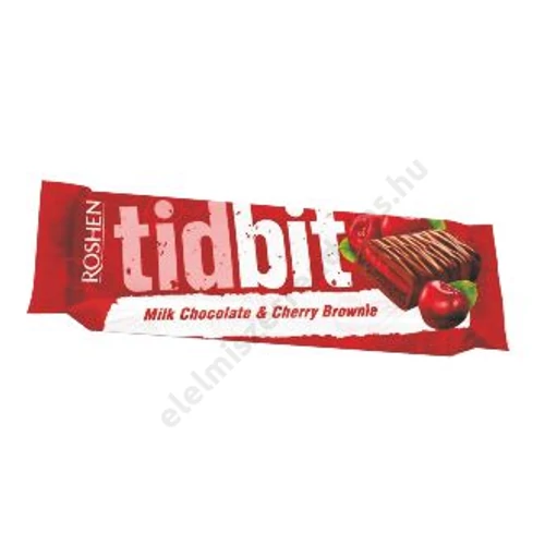 Roshen 70g TIDBIT meggy-brownie zselés piskóta