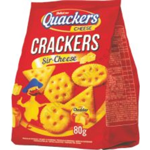 Quackers Crackers 80g sajtos