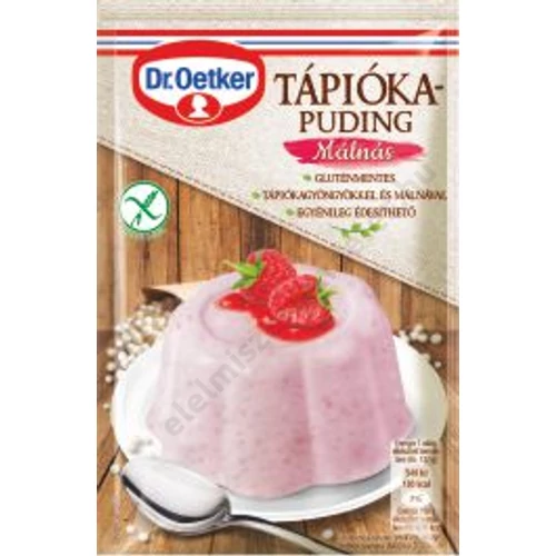 Dr.Oetker 50g tápiókapuding málnás, gluténmentes