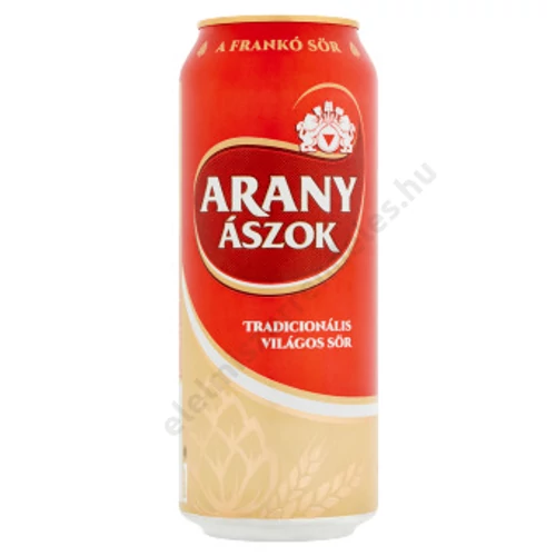 Arany Ászok 0,5l dobozos sör 4,3% DRS RO