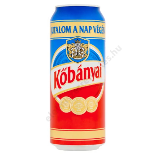 Köbányai 0,5l dobozos sör 4,3%