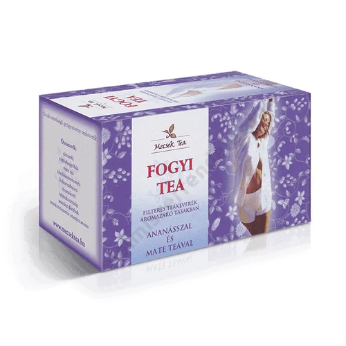 Mecsek fogyi tea ananásszal és mate teával 20x1,2g