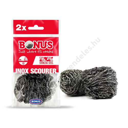 Bonus INOX spirál fémdörzsi 2db-os B088
