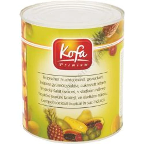 Kofa Trópusi gyümölcs saláta cukrozott lében 3100ml