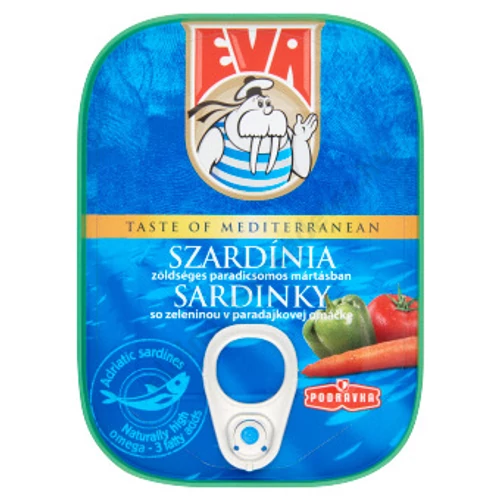 Eva szardínia zöldégekkel 100g