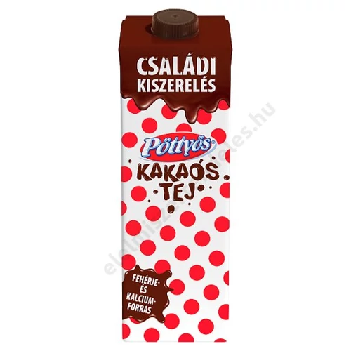 Pöttyös kakaós tej 1l dobozos